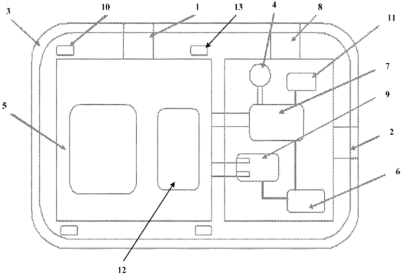 Classified memory with security information protecting function based on WSN (wireless sensor network) base station control