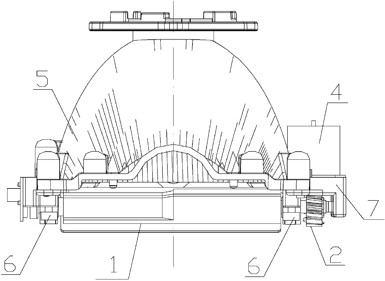 Rotary dimming mechanism