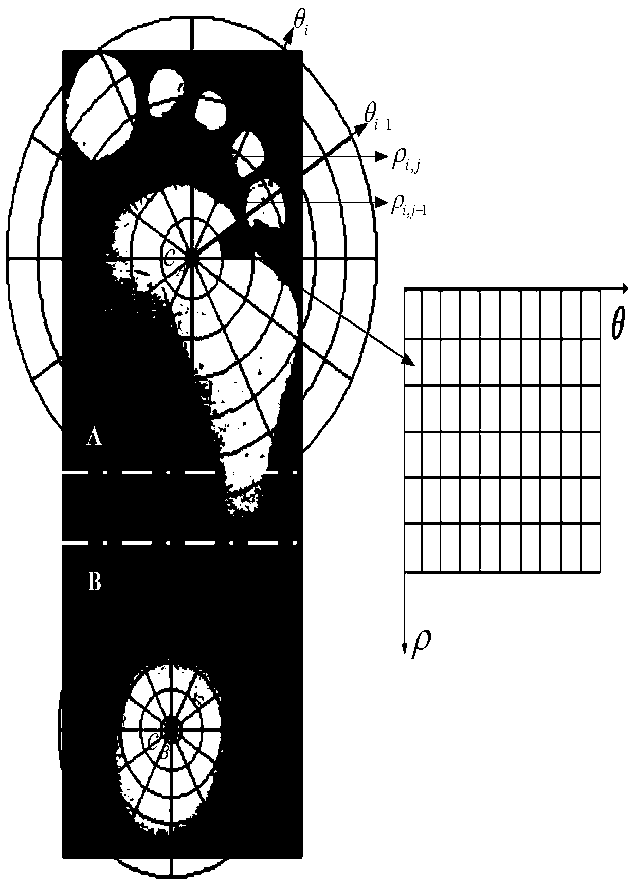 A Characteristic Representation Method of Footprint Pressure Distribution