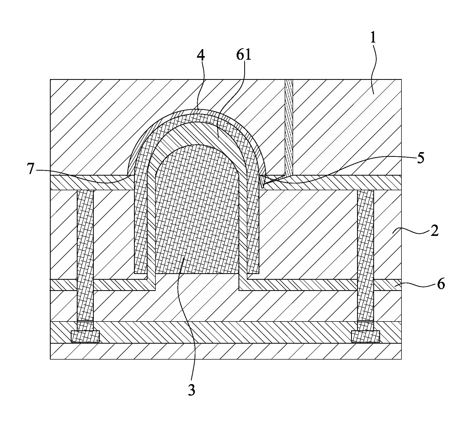 Forming method of trackless lampshade and forming mould
