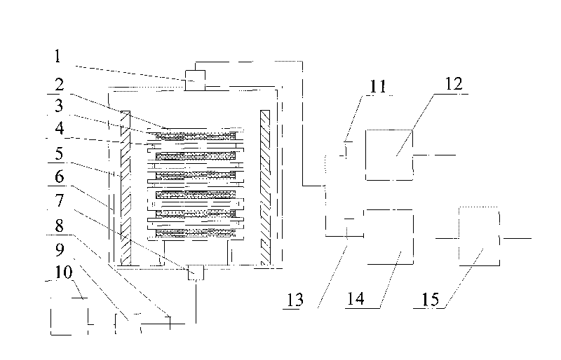 Preparation and carbonization method of needle-punched pre-oxidative fiber prefabricated part