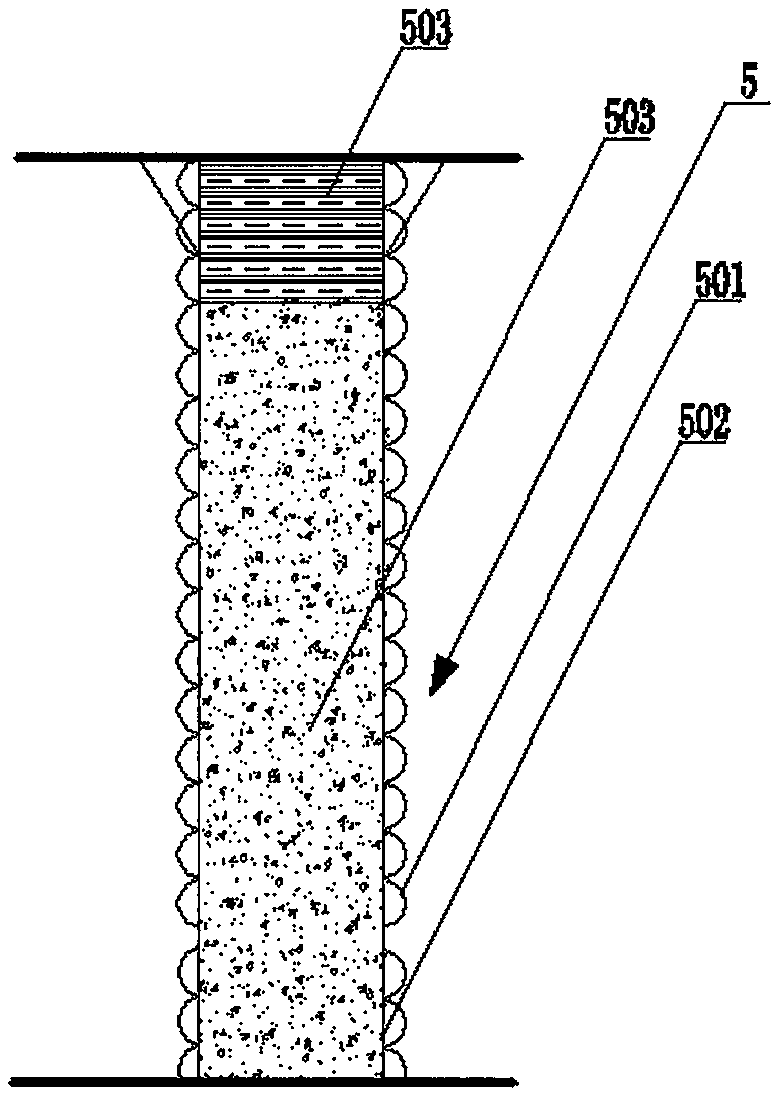 Stoping working face supporting-relief combined gob-side entry retaining roadway and construction method