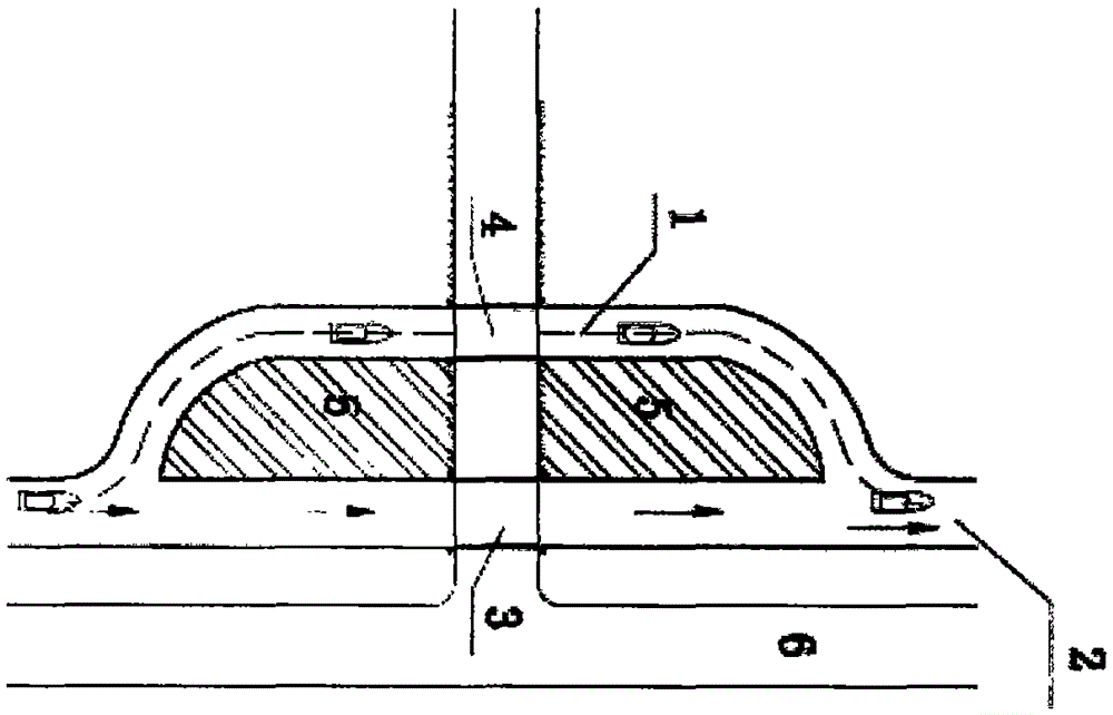 Novel green design method for solving problems of bridge clearance deficiency and oversteepened approach road longitudinal slope