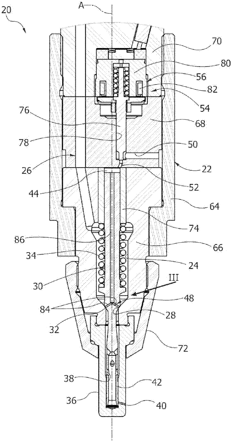 Electrically-controlled fuel injector for large diesel engines