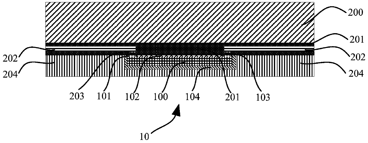 A mobile terminal with a fingerprint sensor packaging structure