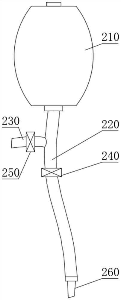 Abdominal cavity drainage device for medical oncology