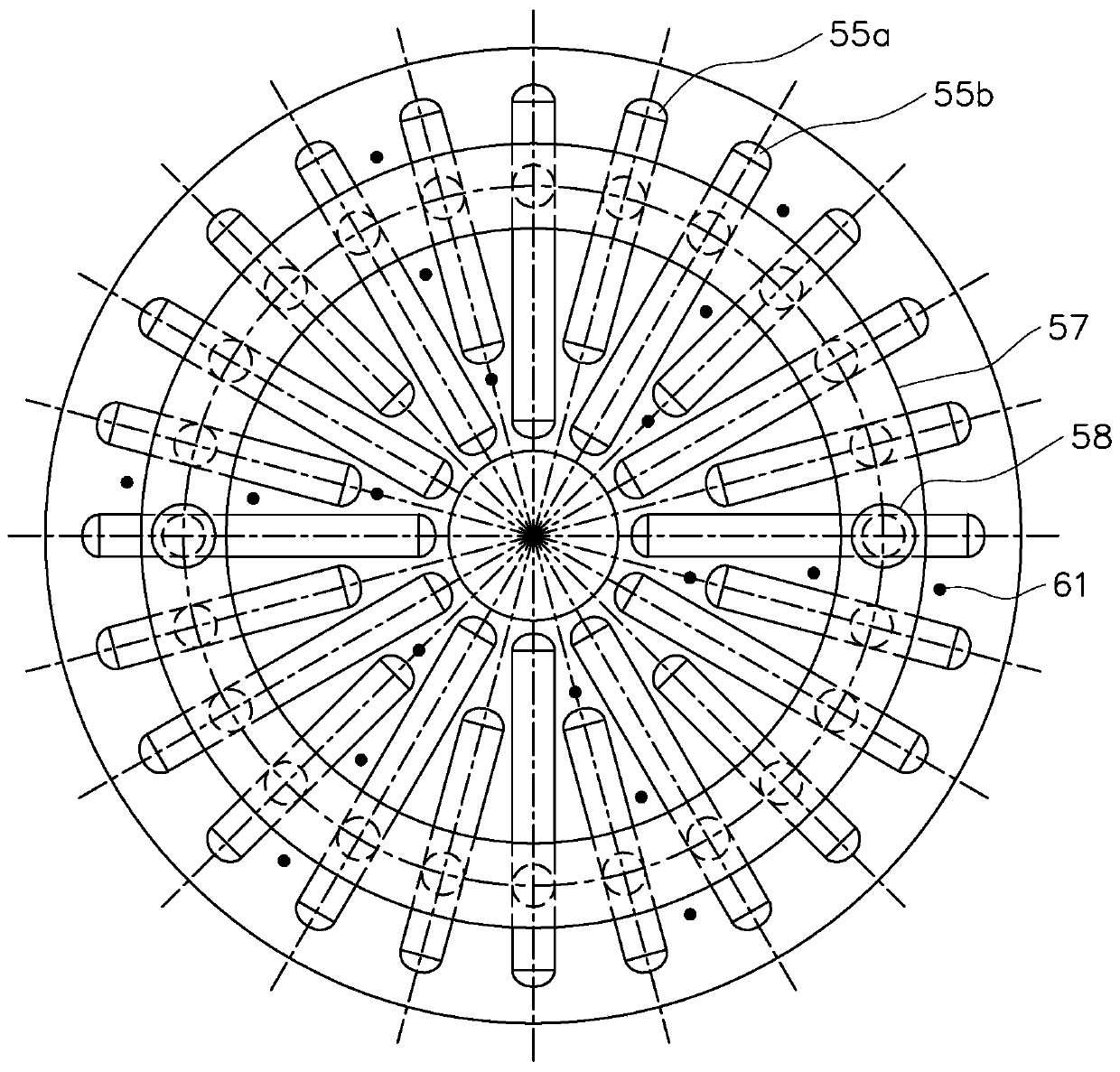 CO isothermal shift process matched with powdered coal gasification and isothermal shift furnace