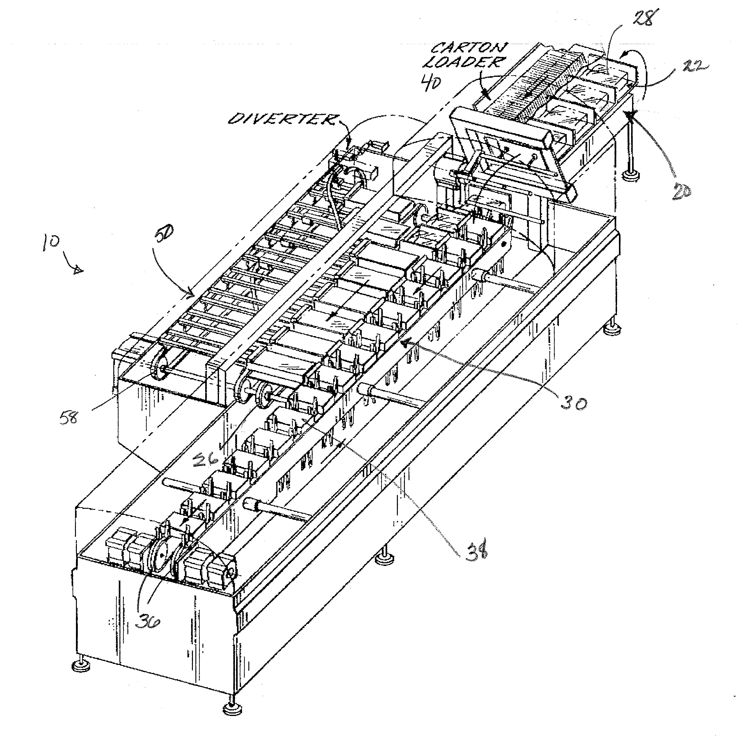 Integrated Barrel Loader and Confiner Apparatus for Use in a Cartoning System