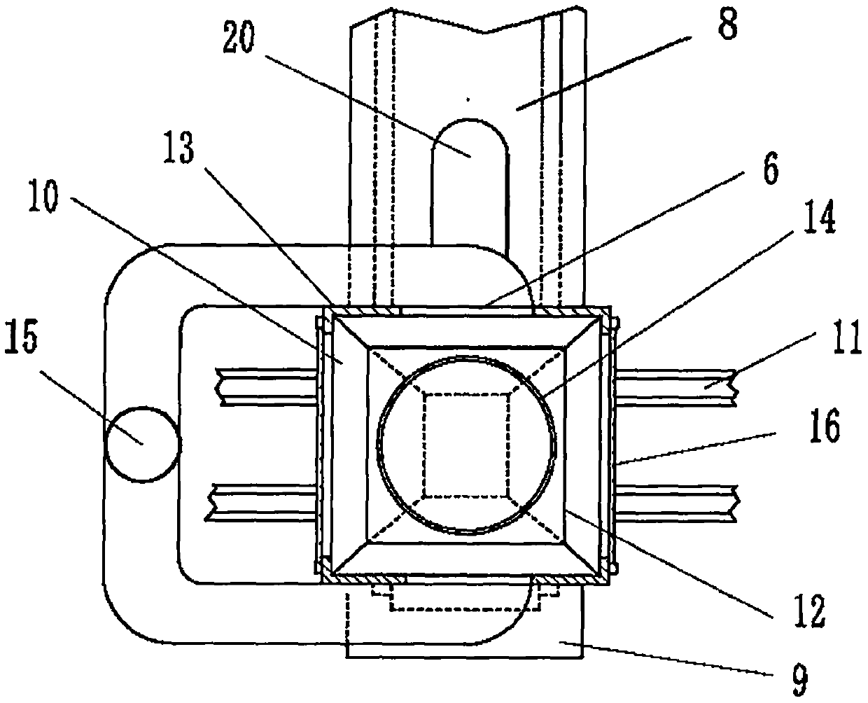 Fused magnesite melting lump cleaning unshelling device and use method