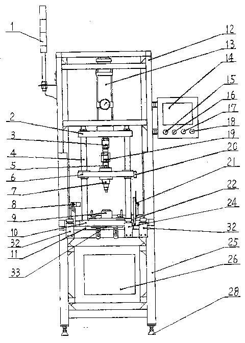 Semi-automatic press for mechanical assembly