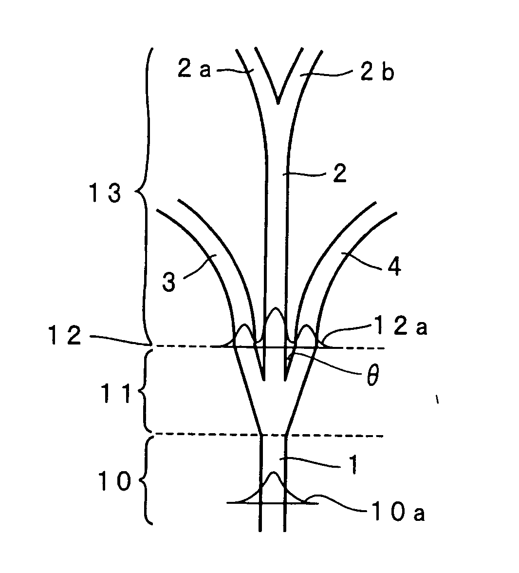 Optical branch device and optical coupler module