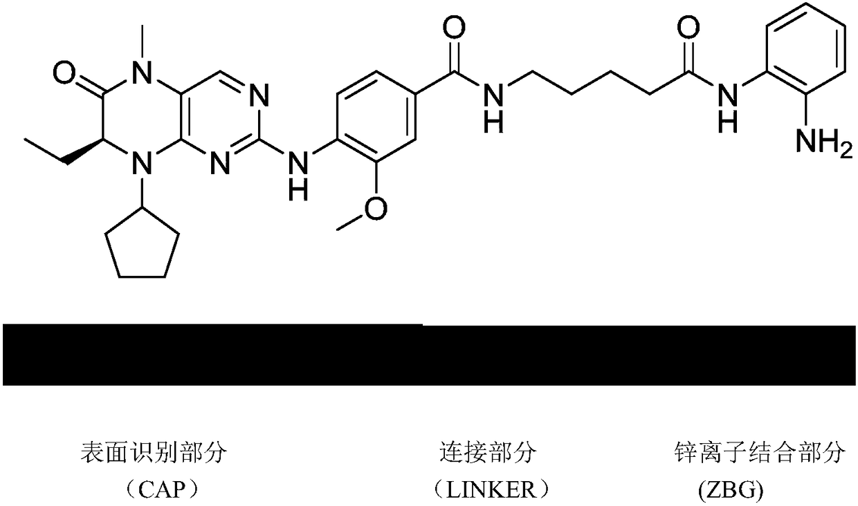 A kind of bet/hdac dual-target inhibitor and its preparation method and application