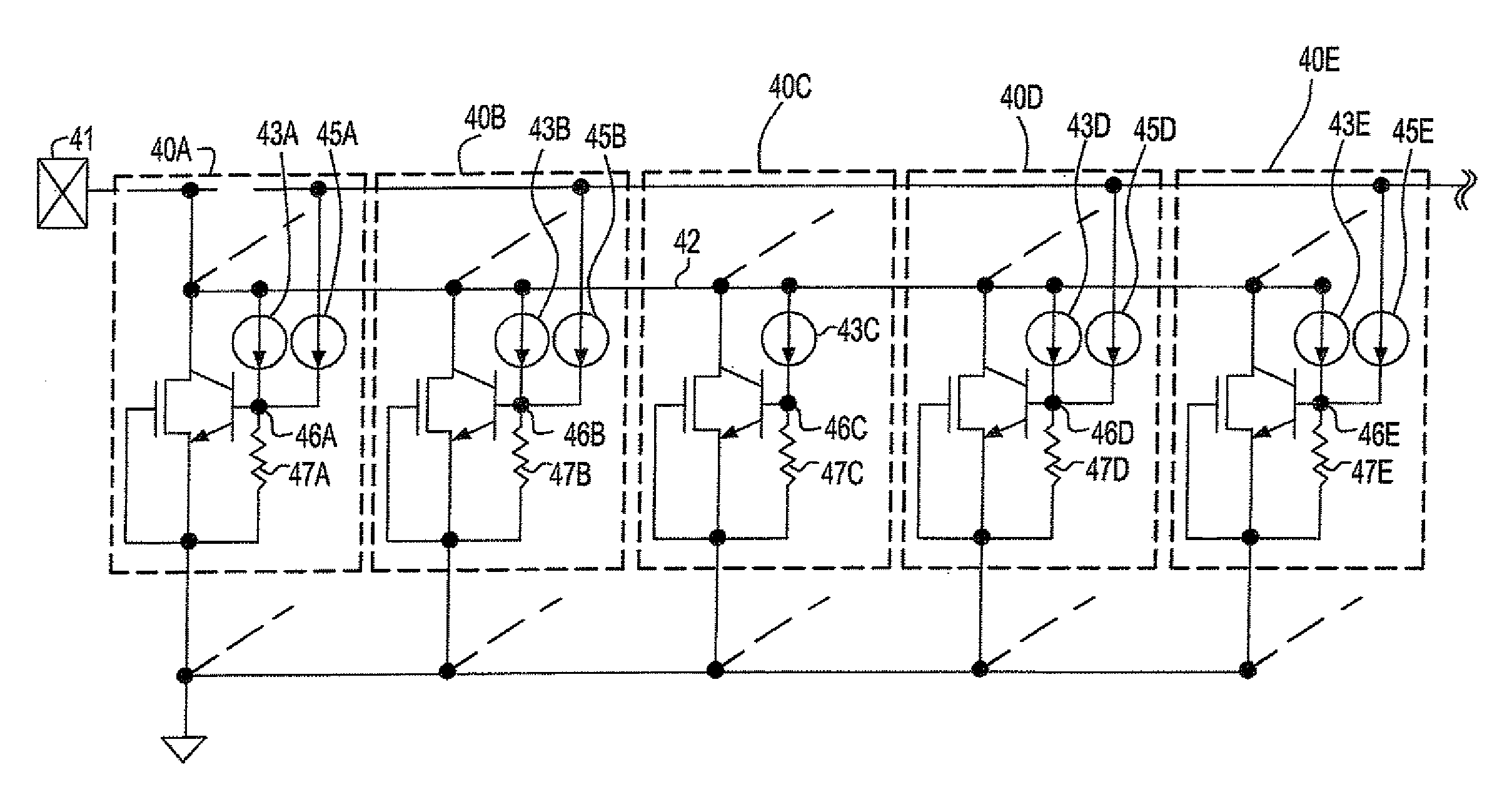 Design structure for uniform triggering of multifinger semiconductor devices with tunable trigger voltage