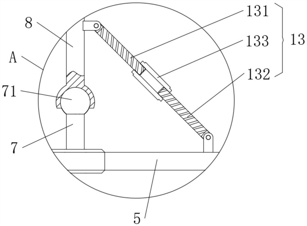 Tiles horizontal laying positioning device