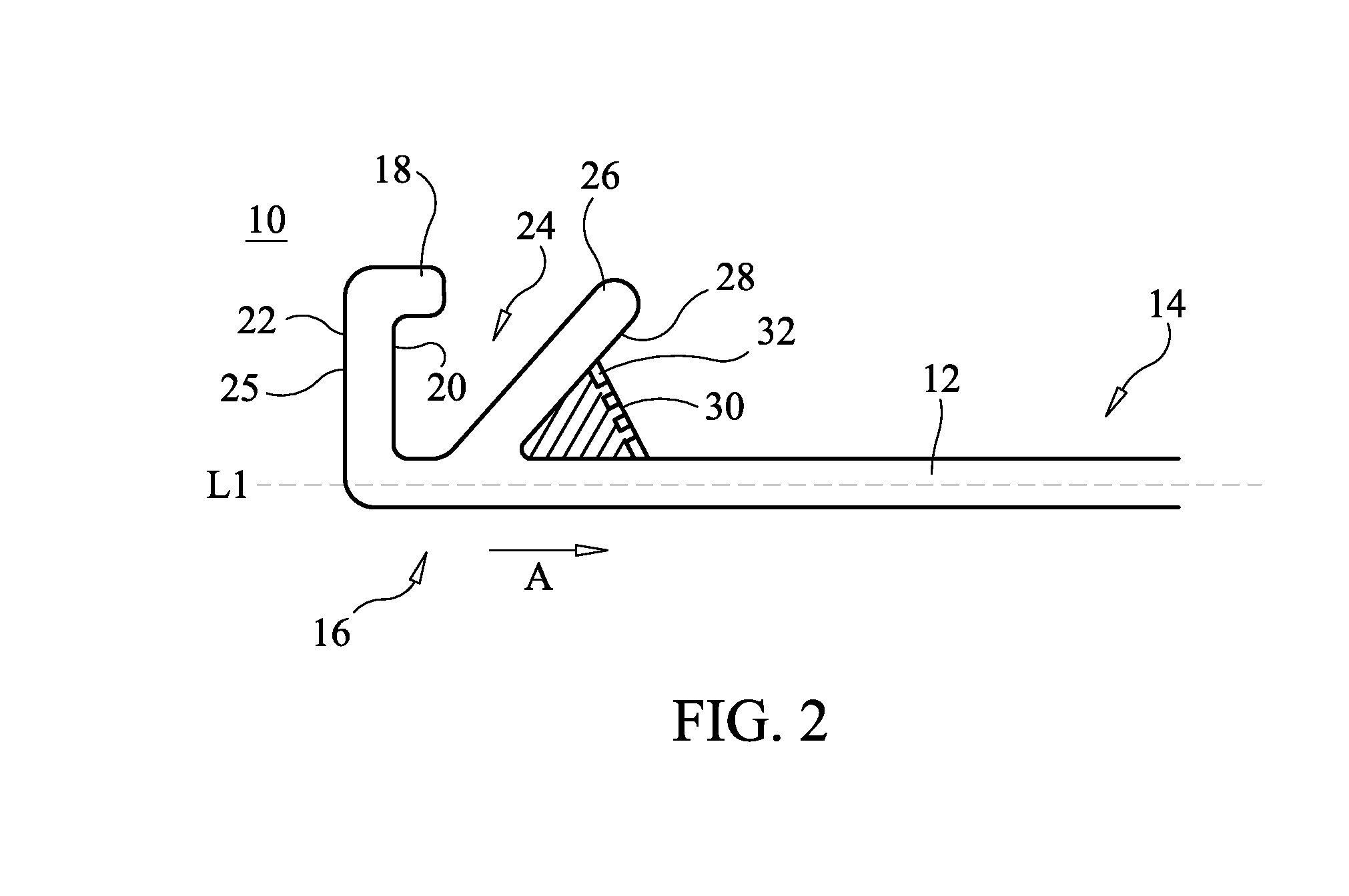 Surgical cutting device having a blunt tip for protecting tissue adjacent targeted tissue and method for use thereof