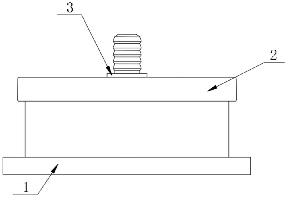 Zero-point rapid positioning reference clamp of cylinder cover machining tool