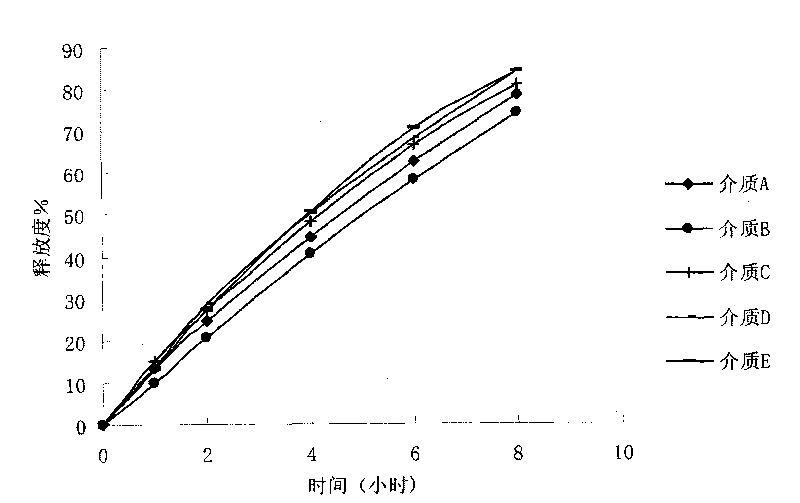 Isosorbide mononitrate controlled release tablet and preparation method thereof