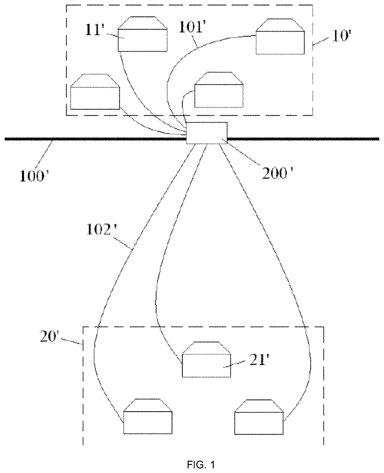 Optical cable wiring system and optical cable connecting component