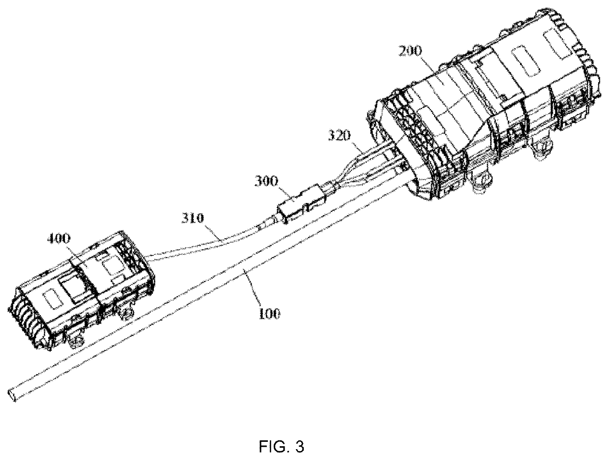 Optical cable wiring system and optical cable connecting component