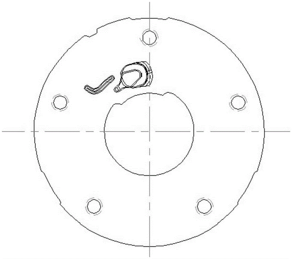 Processing method of automobile engine front cover