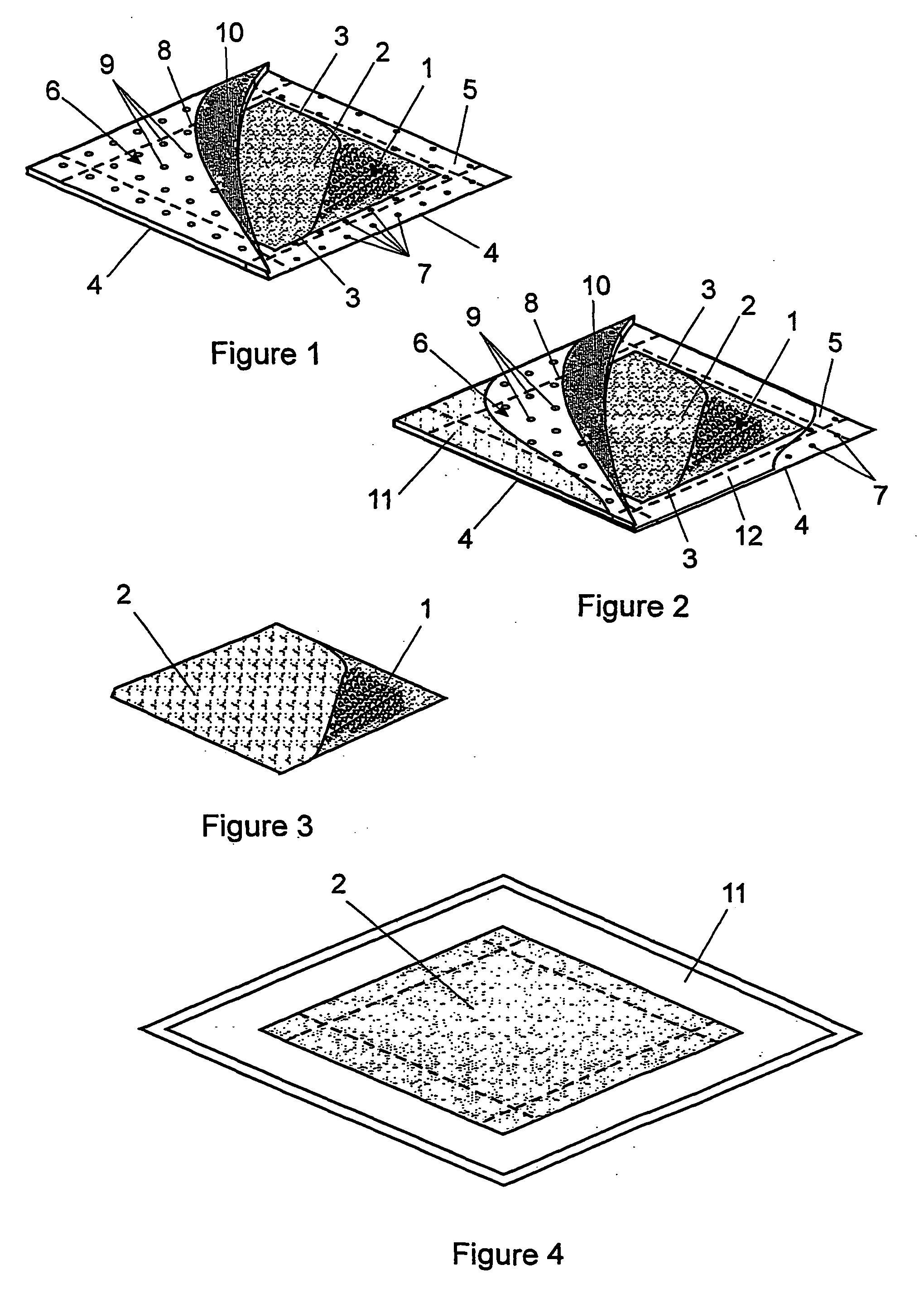 Wound dressings and wound treatment compositions