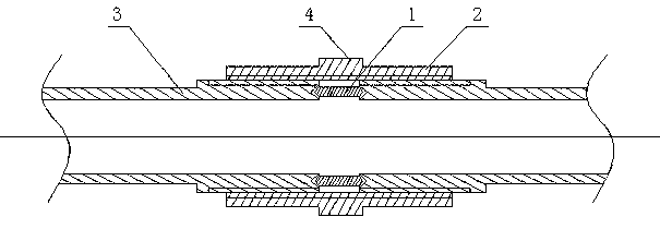 Contact sealing port structure for high-pressure delivery pipelines
