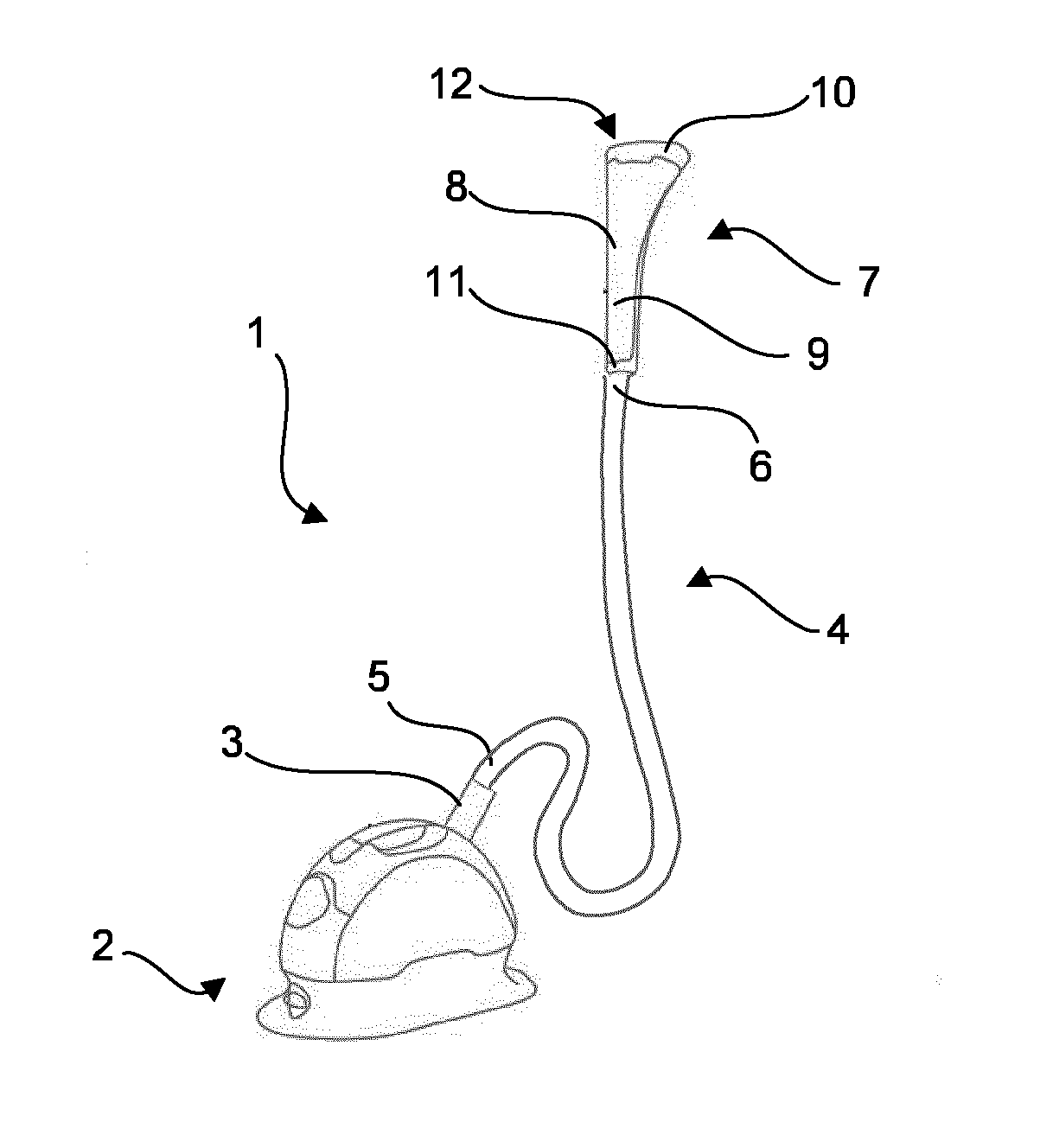 Steaming device component with reduced condensation