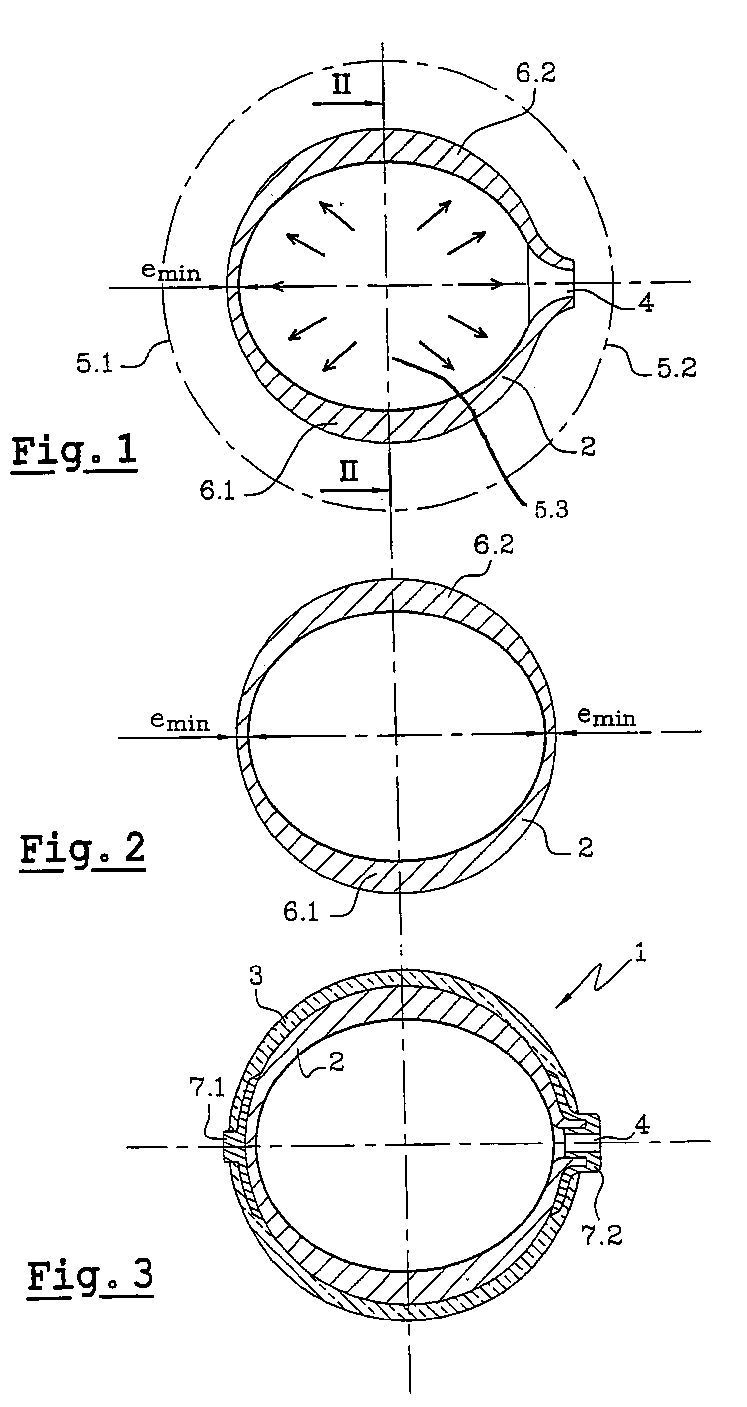 Process for the production of a high pressure vessel particularly for a space engine and vessel obtained therby