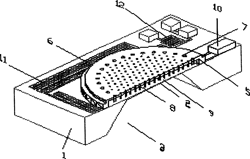 One-chip silicon-base miniature capacitor microphone and manufacturing method thereof
