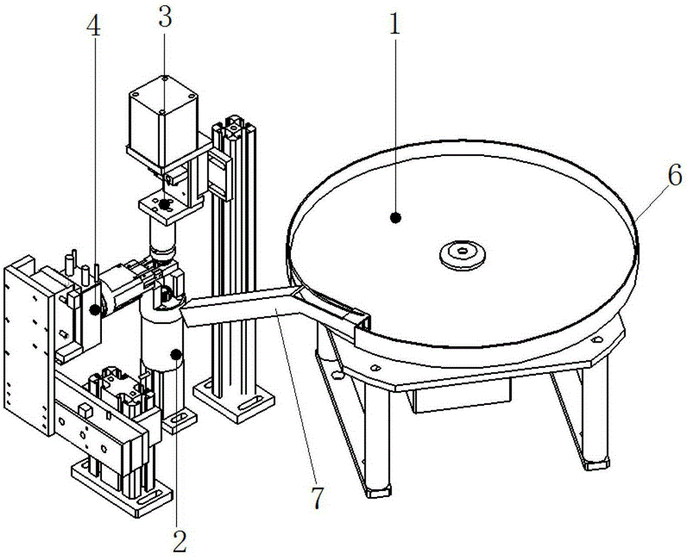 Powder metallurgy gear front and back automatic recognition device