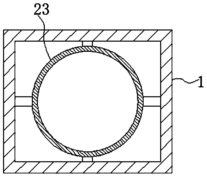 Heat dissipation device of urban network communication machine room