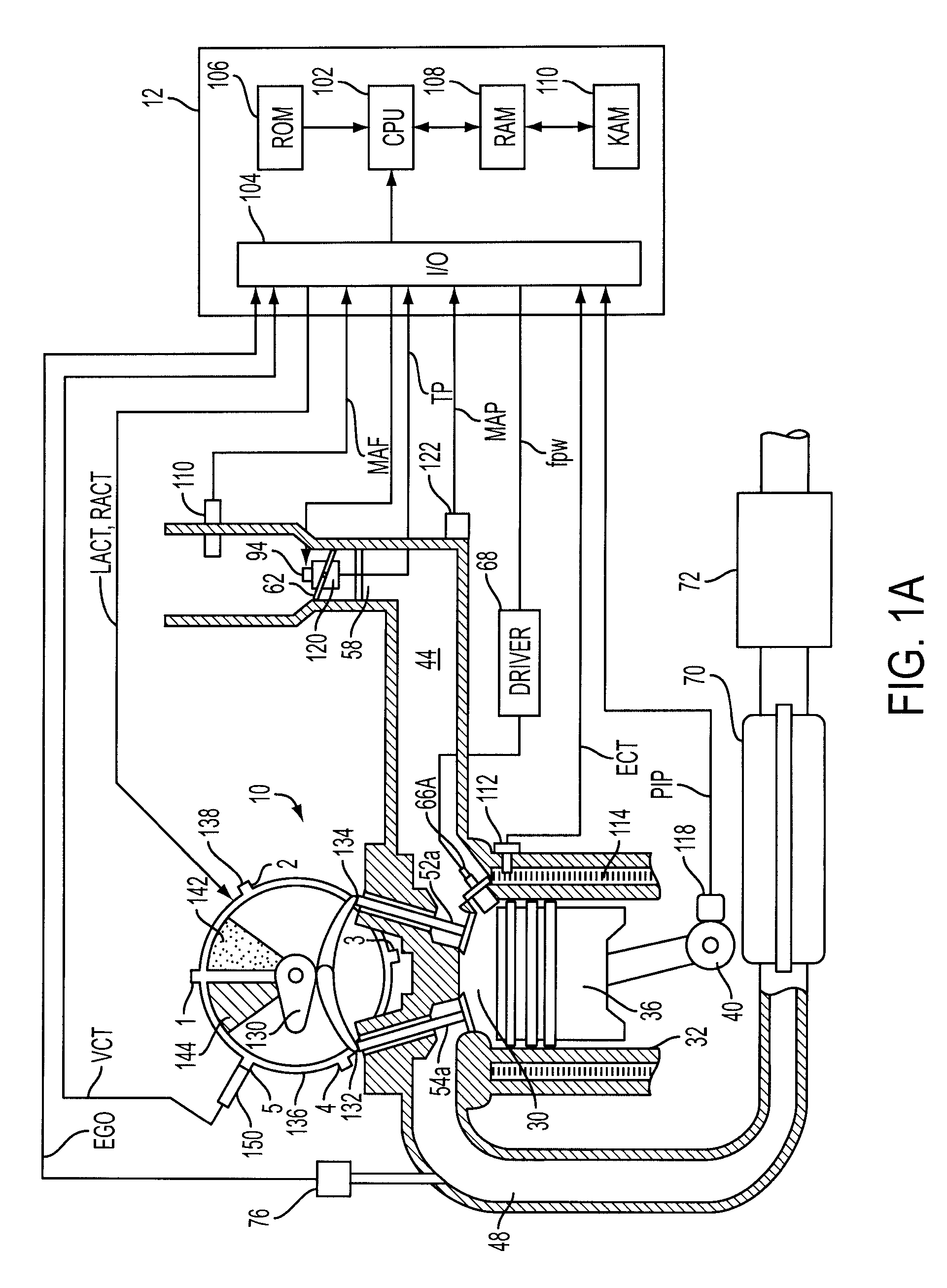 Diesel engine with differential cylinder group operation