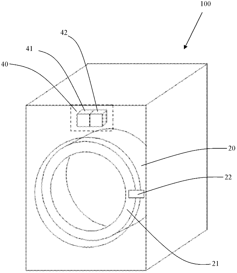 Method for inducing dying of clothes in washing machine