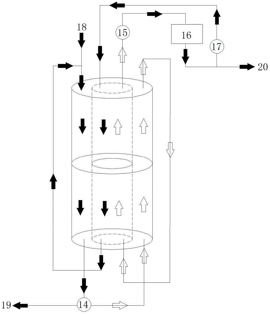A Thermally Coupled Jet Parallel Flow Tower with Heat Exchange Trays