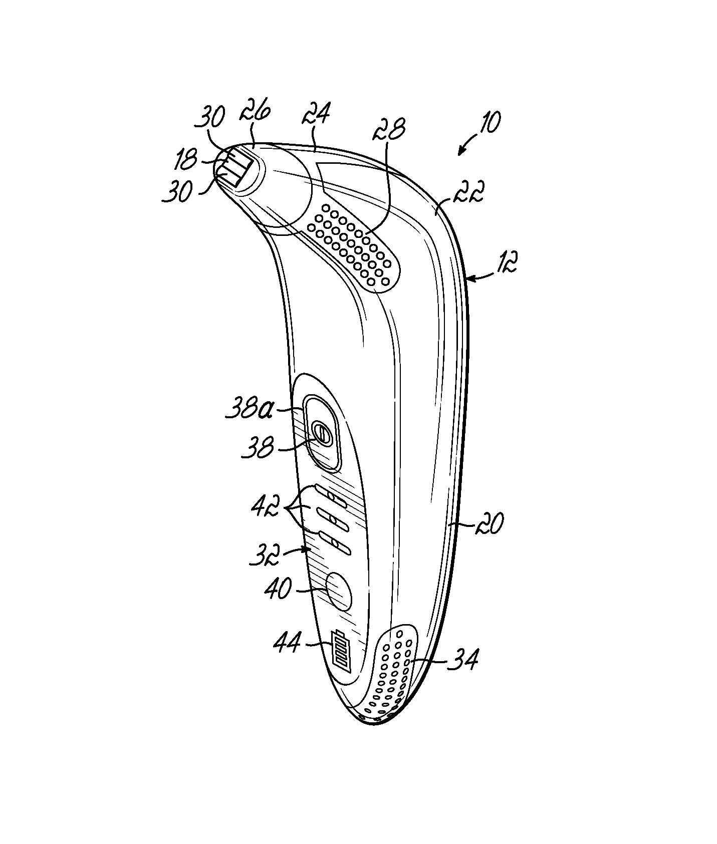 Handheld apparatus for use by a non-physician consumer to fractionally resurface the skin of the consumer