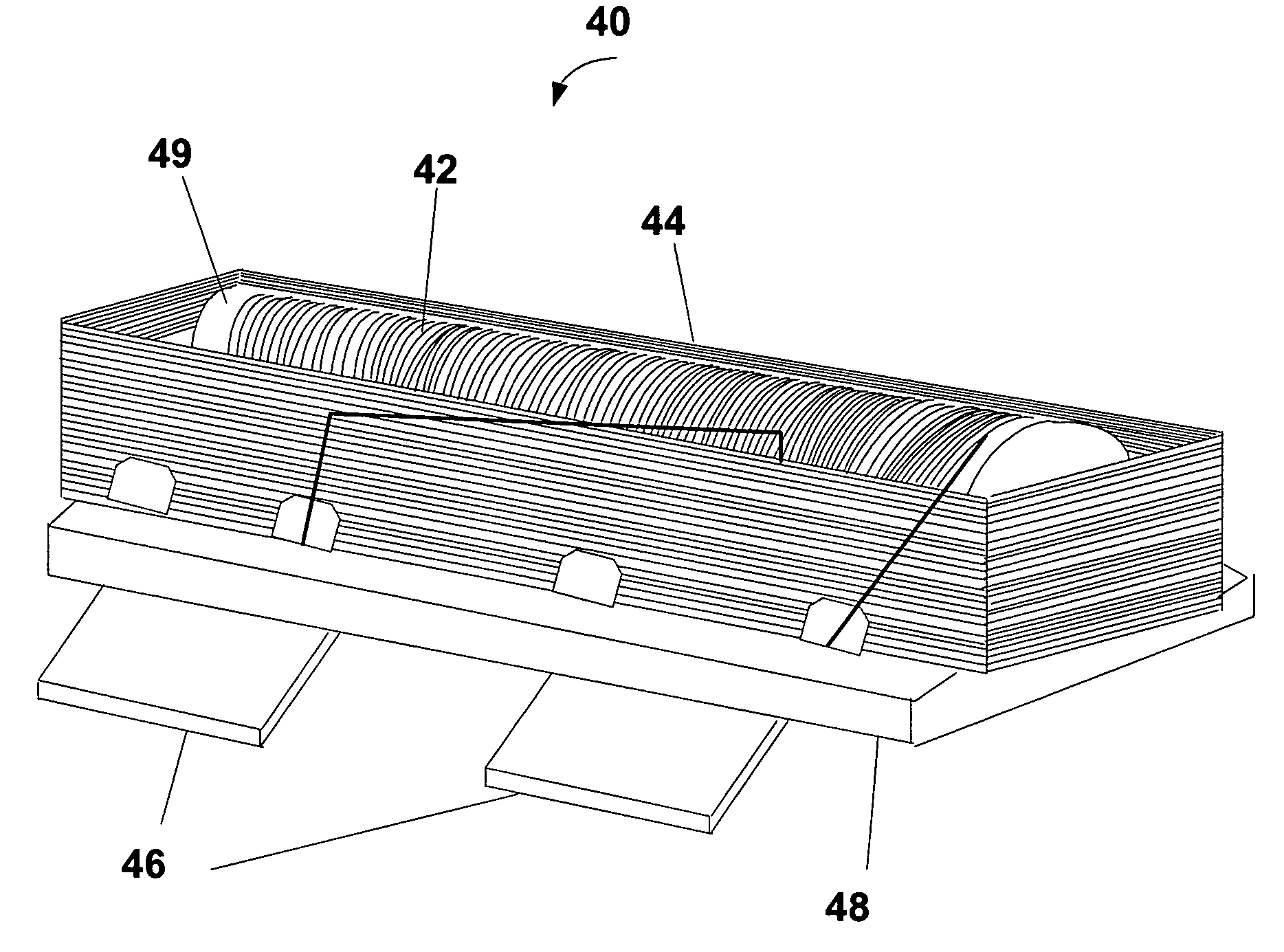 System and method for multiple antennas having a single core