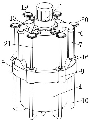 A mixing device for biopharmaceuticals