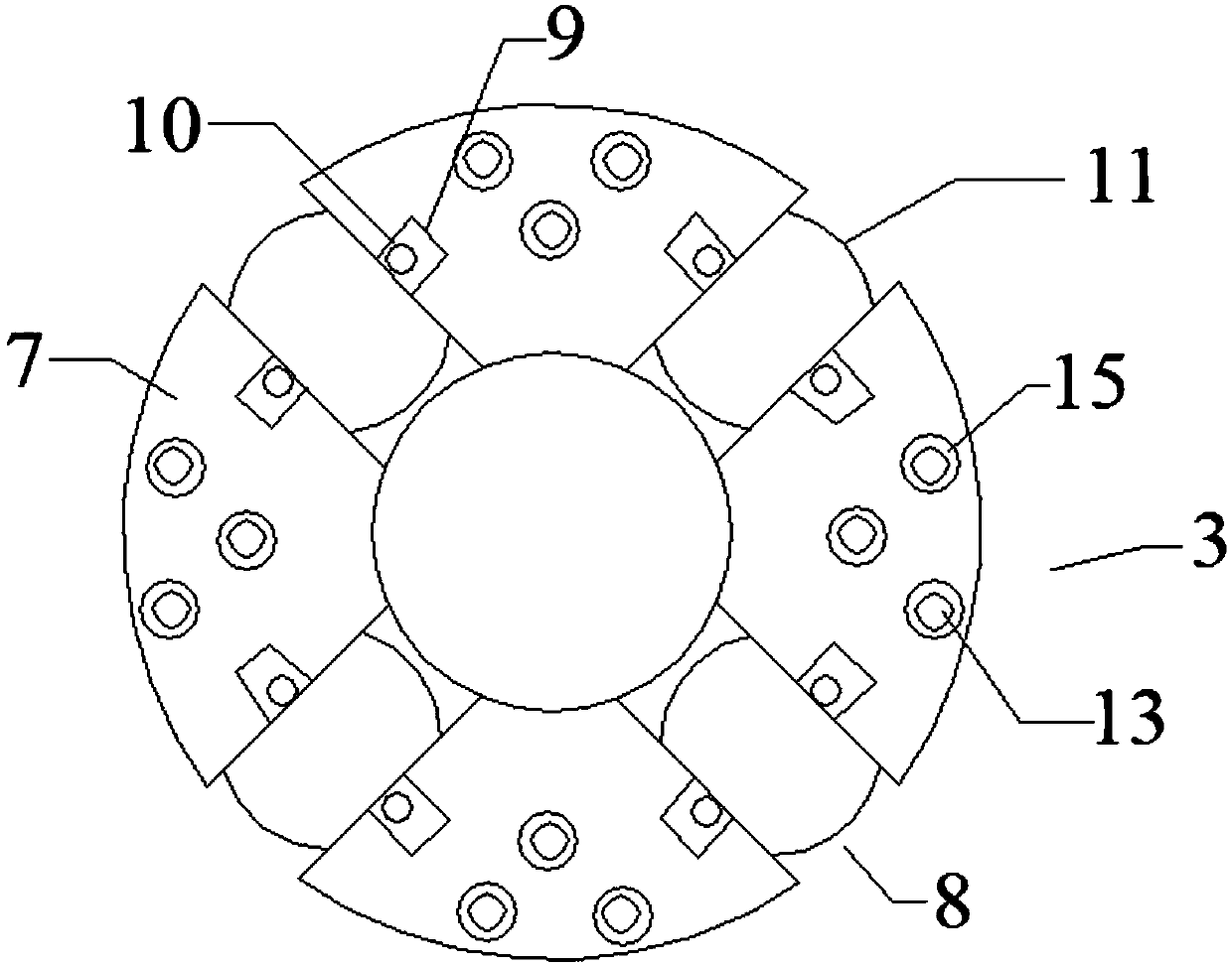 Steel wire rope elastic coupling