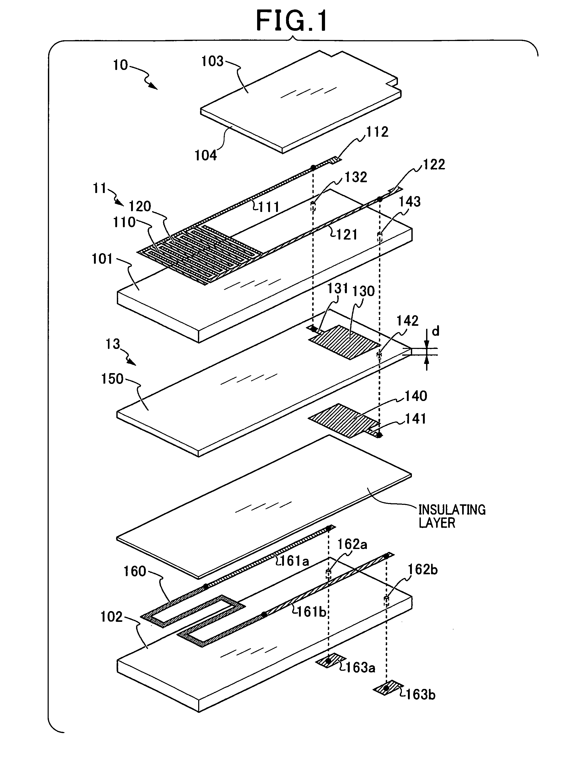 Method and device for detecting particulate matter contained in a gas to be measured