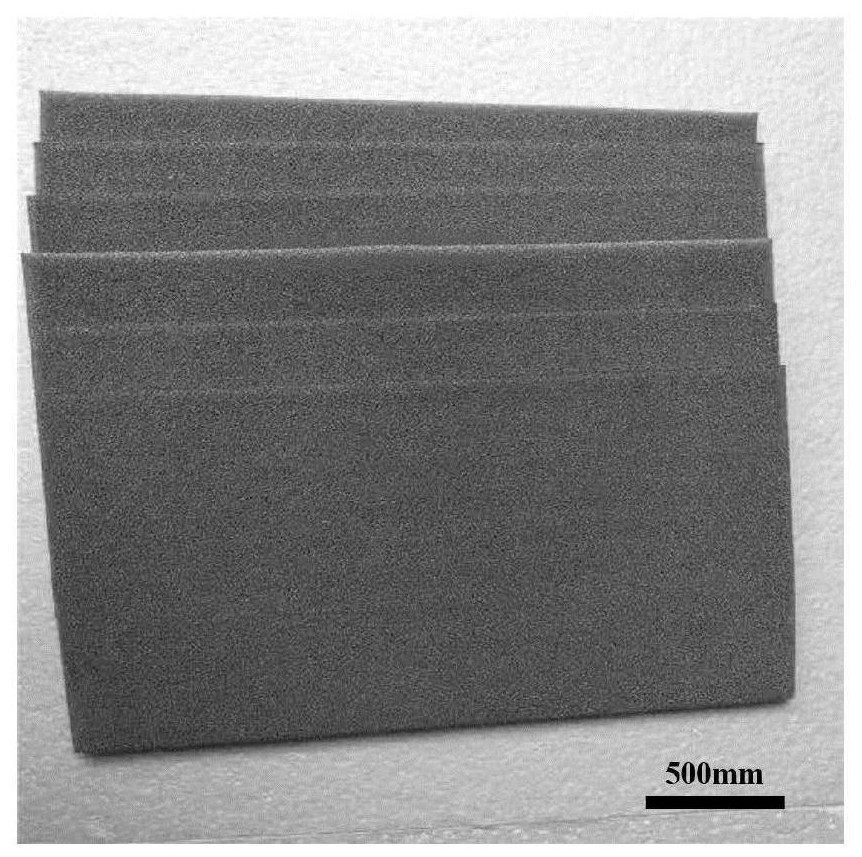 Continuous preparation method of three-dimensional in-situ graphene reinforced metal matrix composite