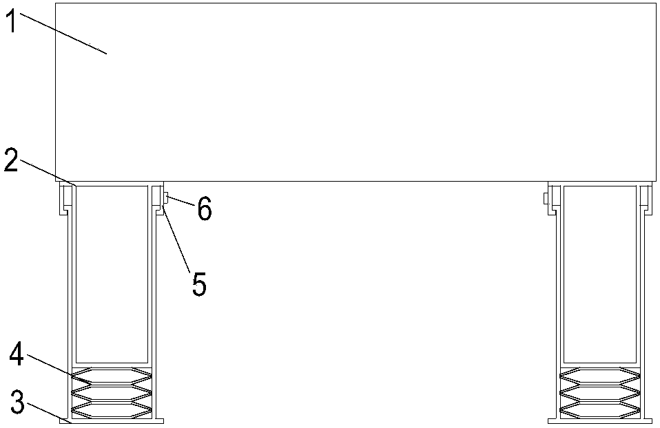 Connection structure and fatigue control method of fpso upper module under motion constraints