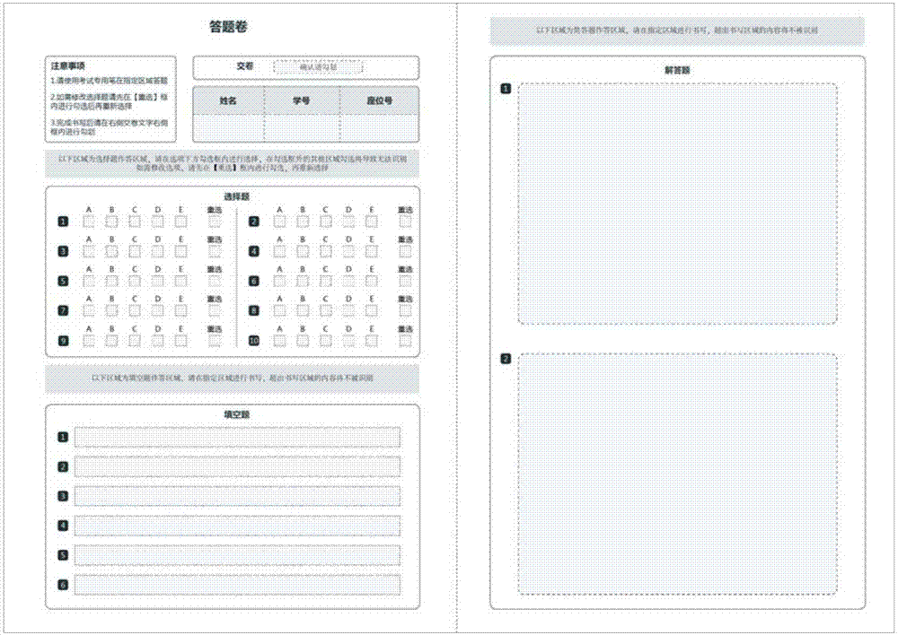 Teaching management system based on digital optic lattice technology