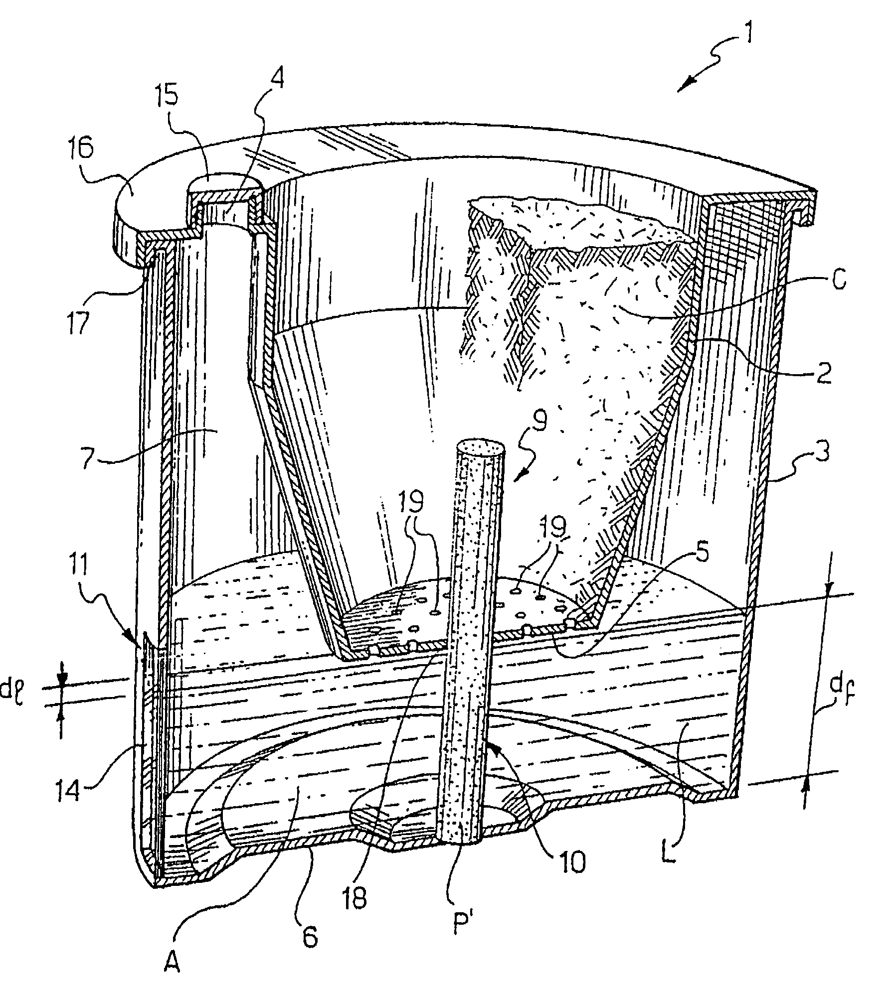 Container for the cultivation of plants