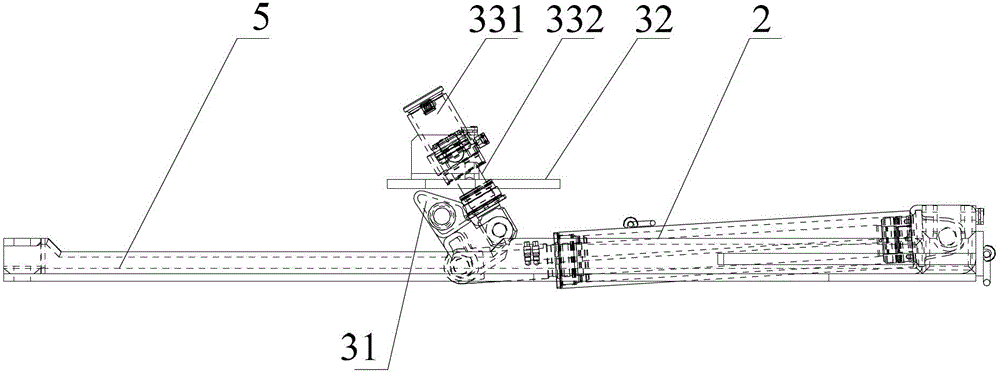 Hydraulic bracket pushing mechanism and hydraulic bracket