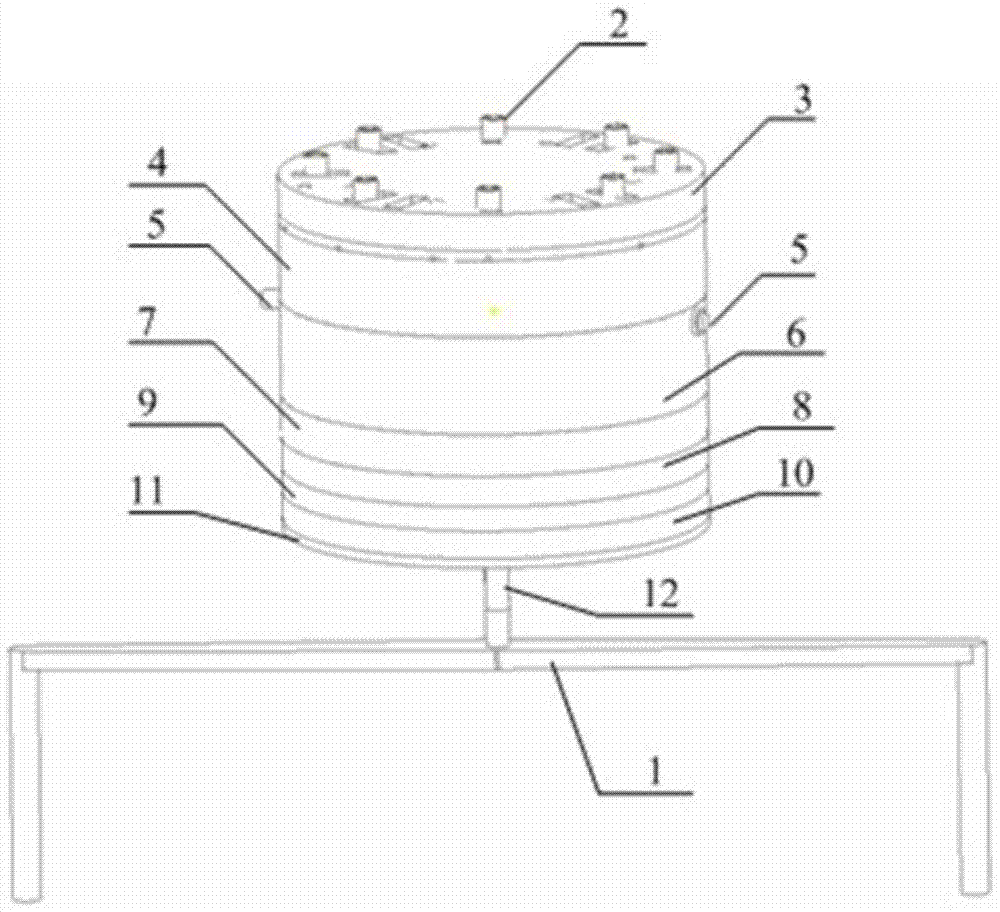 A multi-axis synchronous tightening device for wheel bolts