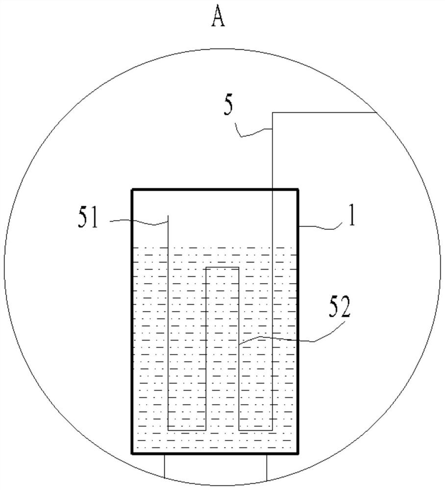 Cavitation-preventing device for condensate pump