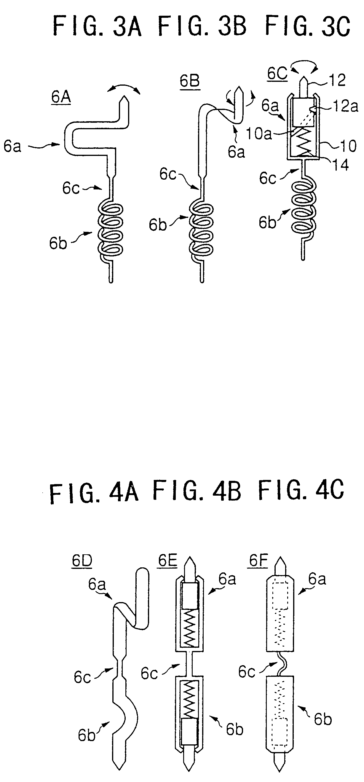 Contactor having contact electrodes of metal springs embedded in a plate-like structure