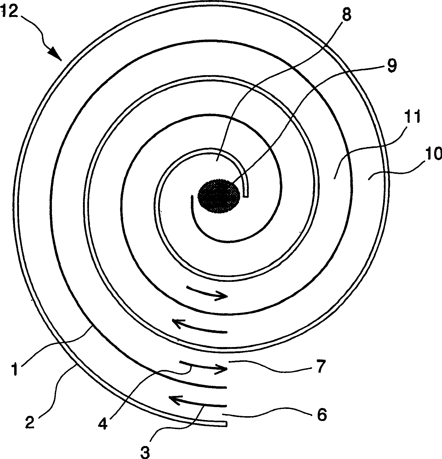 Microcombustion heater having heating surface which emits radiant heat