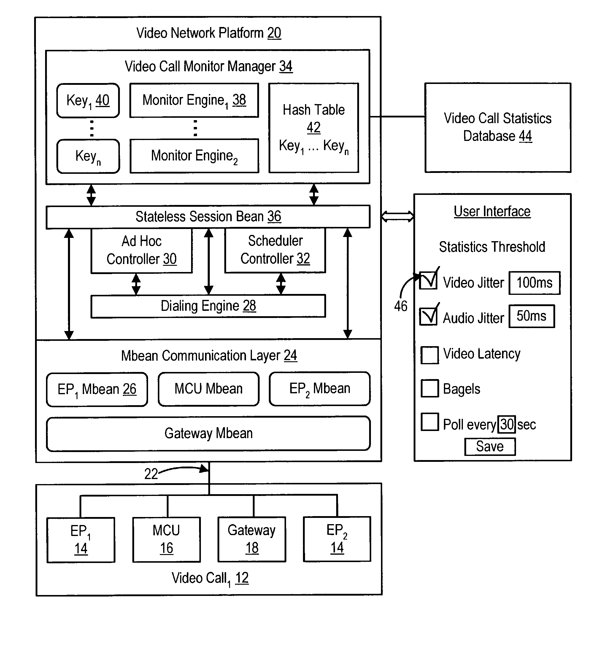 System and method for active call monitoring