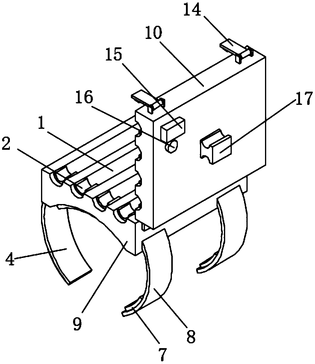A hemodialysis pipe fixing device